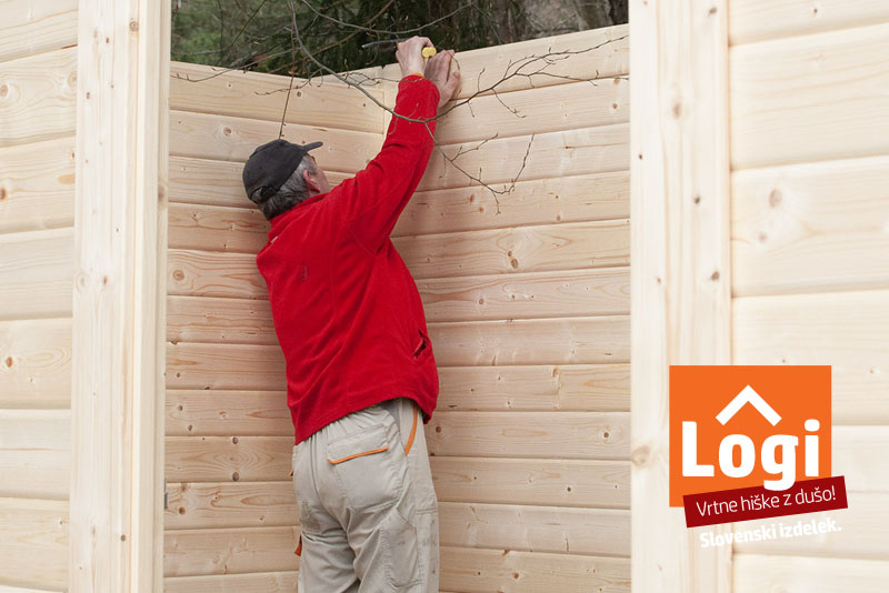 Montaža vrtne hiške Romaani